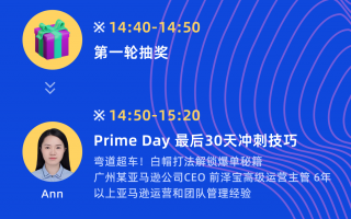 亚马逊PrimeDay订单提升—实战分享专场